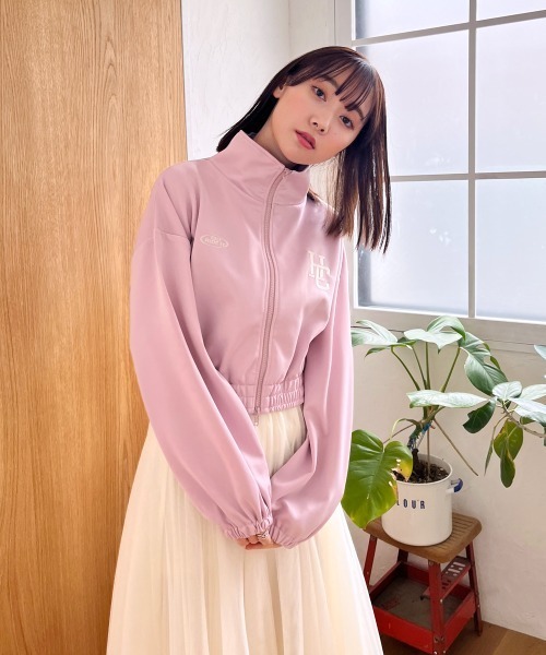 Rejoule（リジュール）の「ダブルジップ刺繍トラックジャケット