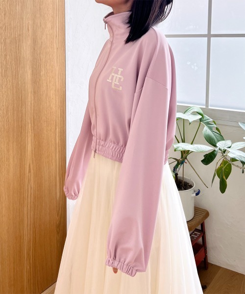 Rejoule（リジュール）の「ダブルジップ刺繍トラックジャケット