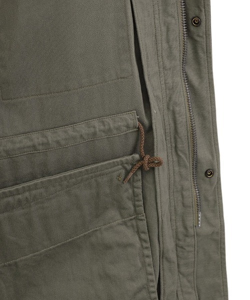 GOLD（ゴールド）の「東洋エンタープライズ GOLD / ゴールド：LIGHT BACKSATIN M-65 MOD.：23B-GL15364[MUS]（ミリタリージャケット・メンズ・オリーブ・L/M）」の6枚目の写真