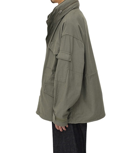 GOLD（ゴールド）の「東洋エンタープライズ GOLD / ゴールド：LIGHT BACKSATIN M-65 MOD.：23B-GL15364[MUS]（ミリタリージャケット・メンズ・オリーブ・L/M）」の10枚目の写真