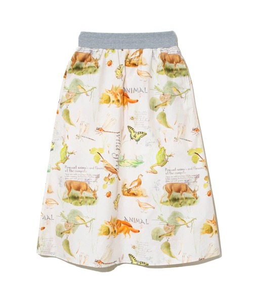 【セール】オリジナル総柄Pt ウエストリブフレアスカート W（スカート）｜go slow caravan（ゴースローキャラバン） pattayablatt.com