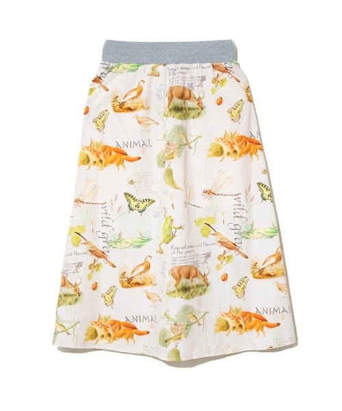 【セール】オリジナル総柄Pt ウエストリブフレアスカート W（スカート）｜go slow caravan（ゴースローキャラバン） pattayablatt.com