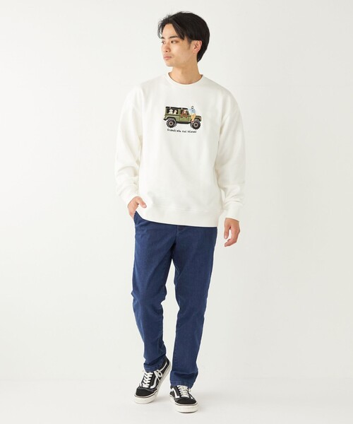 SHIPS Colors(シップス カラーズ)の「SHIPS Colors:エンブロイダリー スウェット(スウェット・メンズ・ライトブルー/ライトホワイト/ピンク/ライトグリーン・MEDIUM/LARGE/X-LARGE)」の20枚目の写真