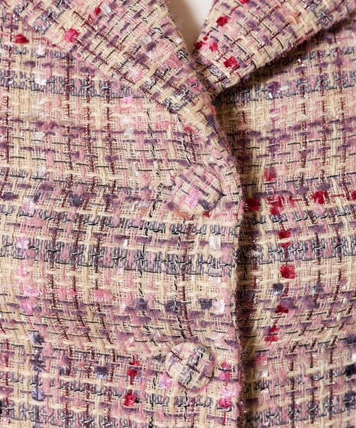 TINA：JOJUN（ティーナジョジュン）の「ファンシー ツイードベスト TINA：JOJUN（ベスト・レディース・ピンク/ネイビー・M）」の18枚目の写真