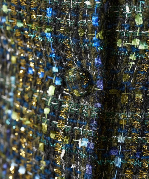 TINA：JOJUN（ティーナジョジュン）の「ファンシー ツイードベスト TINA：JOJUN（ベスト・レディース・ピンク/ネイビー・M）」の5枚目の写真