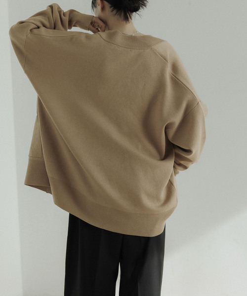 CE'E_SE'E（シーシー）の「オーバーサイズ Vネックカーディガン（カーディガン/ボレロ・レディース・ベージュ/ブラック・FREE）」の13枚目の写真