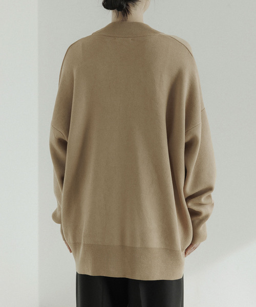 CE'E_SE'E（シーシー）の「オーバーサイズ Vネックカーディガン（カーディガン/ボレロ・レディース・ベージュ/ブラック・FREE）」の17枚目の写真