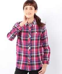 coen | ダブルガーゼビッグチェックシャツ(シャツ/ブラウス)