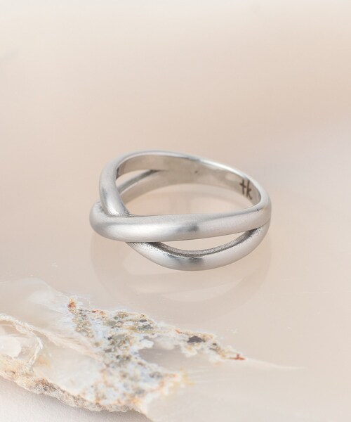 tk.TAKEO KIKUCHI(ティーケータケオキクチ)の「◆ステンレスリング(リング・メンズ・シルバー/シルバー系/シルバー系1・17/13)」の2枚目の写真