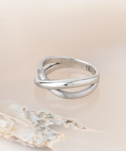 tk.TAKEO KIKUCHI(ティーケータケオキクチ)の「◆ステンレスリング(リング・メンズ・シルバー/シルバー系/シルバー系1・17/13)」の3枚目の写真