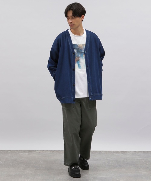 LAKOLE（ラコレ）の「ペイントグラフィック長袖T / 107479（Tシャツ/カットソー・メンズ・ホワイト/ブラック/サンドグレー/ピンク・MEDIUM/LARGE）」の6枚目の写真