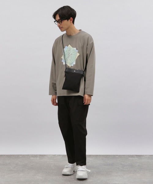 LAKOLE（ラコレ）の「ペイントグラフィック長袖T / 107479（Tシャツ/カットソー・メンズ・ホワイト/ブラック/サンドグレー/ピンク・MEDIUM/LARGE）」の8枚目の写真