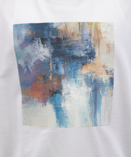 LAKOLE（ラコレ）の「ペイントグラフィック長袖T / 107479（Tシャツ/カットソー・メンズ・ホワイト/ブラック/サンドグレー/ピンク・MEDIUM/LARGE）」の17枚目の写真