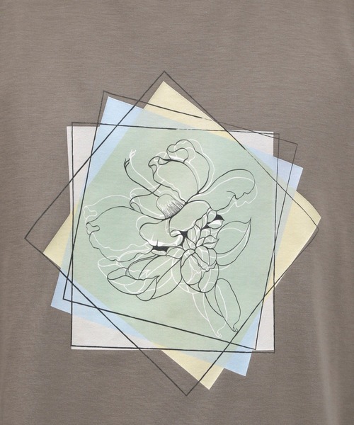 LAKOLE（ラコレ）の「ペイントグラフィック長袖T / 107479（Tシャツ/カットソー・メンズ・ホワイト/ブラック/サンドグレー/ピンク・MEDIUM/LARGE）」の19枚目の写真