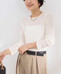 NOLLEY’S Sophi | シアーフライス ロンT(Tシャツ/カットソー)