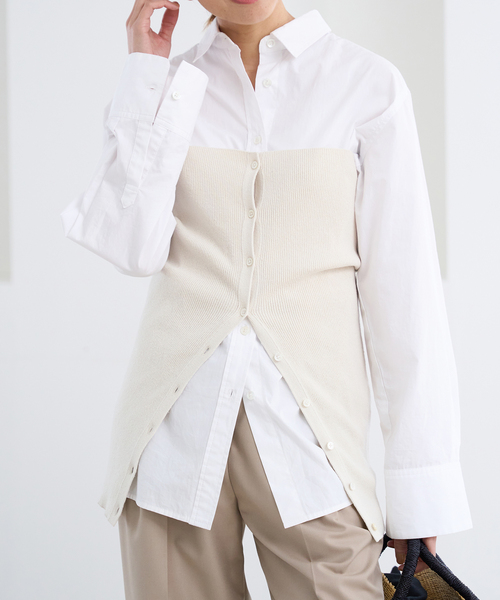 IENA（イエナ）の「リブビスチェ（ニット/セーター）」 - WEAR