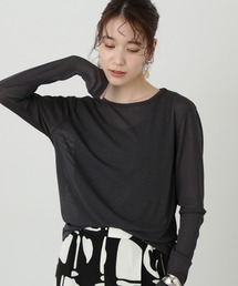 N.（N. Natural Beauty Basic） | ◆スラブシアーロンＴ(Tシャツ/カットソー)