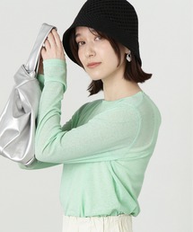 N.（N. Natural Beauty Basic） | ◆スラブシアーロンＴ(Tシャツ/カットソー)