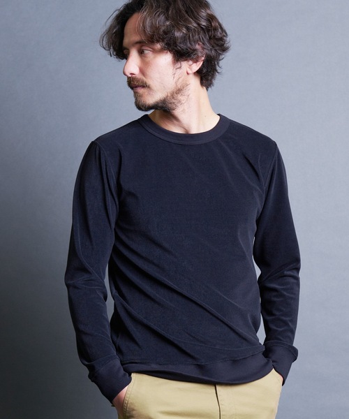 【セール】MICRO PILE P/O KNITSAW L/S:マイクロパイル プルオーバーニットソー ロングスリーブ 24SS（スウェット）｜Magine（マージン） 5,118円