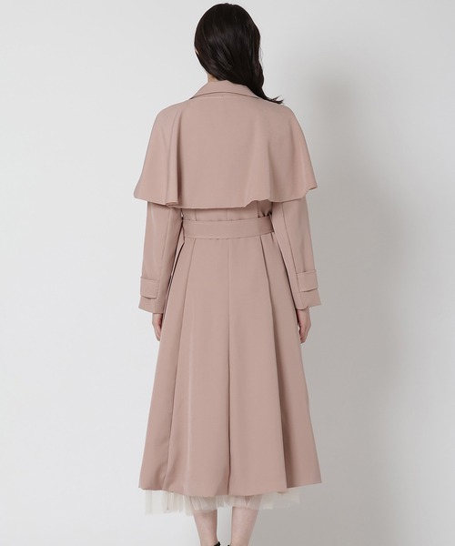 REDYAZEL（レディアゼル）の「ケープトレンチコート（トレンチコート・レディース・アイボリー/ベージュ/ピンク・FREE）」の15枚目の写真