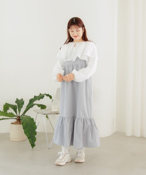 flower(フラワー)の「レイヤードカラーブラウス(シャツ/ブラウス・レディース・ホワイト・FREE)」の11枚目の写真