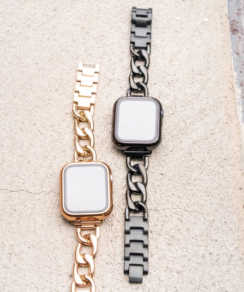zandy（ズィーアンドワイ）の「zandy ズィーアンドワイ/ Apple Watch ケース＆ベルトセット マットタイプ【メッキハードフルケース】アップルウォッチカバー& チェーンバンド /// set5（デジタル腕時計・メンズ・シルバー×ゴールド/ピンクゴールド/ブラック×シルバー/ブラック×ゴールド/ブラック×ブラック/シルバー/ピンク系その他/ブラック×ピンク/ゴールド系その他/ゴールド系その他2・S/M）」の19枚目の写真