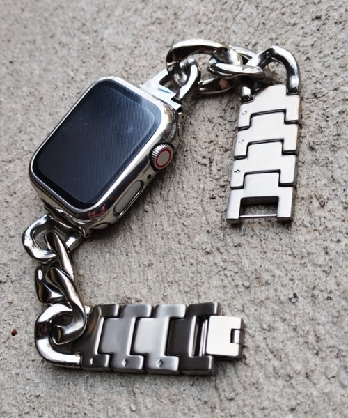 zandy（ズィーアンドワイ）の「zandy ズィーアンドワイ/ Apple Watch ケース＆ベルトセット マットタイプ【メッキハードフルケース】アップルウォッチカバー& チェーンバンド /// set5（デジタル腕時計・メンズ・シルバー×ゴールド/ピンクゴールド/ブラック×シルバー/ブラック×ゴールド/ブラック×ブラック/シルバー/ピンク系その他/ブラック×ピンク/ゴールド系その他/ゴールド系その他2・S/M）」の20枚目の写真