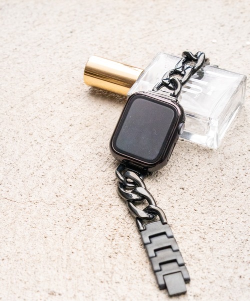 zandy(ズィーアンドワイ)の「zandy ズィーアンドワイ / Apple Watch ケース&ベルトセット マットタイプ【メッキハードフルケース】アップルウォッチカバー& チェーンバンド //// set5(デジタル腕時計・メンズ・シルバー×ゴールド/ピンクゴールド/ブラック×シルバー/ブラック×ゴールド/ブラック×ブラック/シルバー/ピンク系その他/ブラック×ピンク/ゴールド系その他/ゴールド系その他2・S/M)」の22枚目の写真