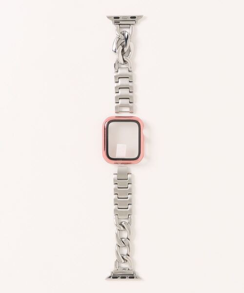 zandy（ズィーアンドワイ）の「zandy ズィーアンドワイ/ Apple Watch ケース＆ベルトセット マットタイプ【メッキハードフルケース】アップルウォッチカバー& チェーンバンド /// set5（デジタル腕時計・メンズ・シルバー×ゴールド/ピンクゴールド/ブラック×シルバー/ブラック×ゴールド/ブラック×ブラック/シルバー/ピンク系その他/ブラック×ピンク/ゴールド系その他/ゴールド系その他2・S/M）」の14枚目の写真