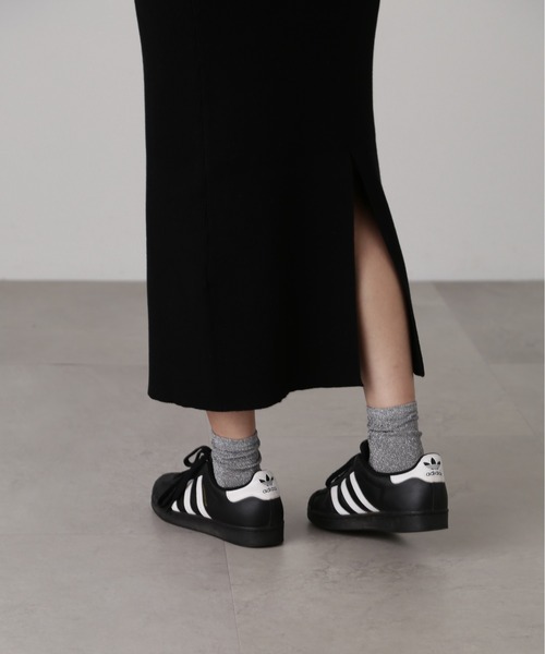 FREE'S MART（フリーズマート）の「［セットアップ対応］Iラインリブニットワンピース（ワンピース・レディース・ベージュ/ライトグリーン/ブラック・FREE）」の11枚目の写真