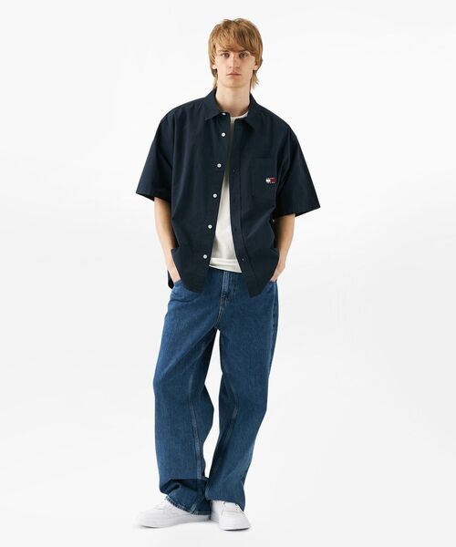 【未使用】LE レショップ 半袖シャツ ショートスリーブ 日本製 高番手ポプリン 未使用】LE レショップ 半袖シャツ ショートスリーブ 日本製 高