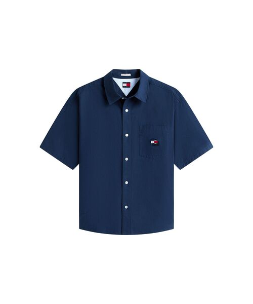 tommy jeans（トミー ジーンズ）の「イージーポプリンショートスリーブオーバーシャツ（シャツ/ブラウス・メンズ・ホワイト/ブルー/グレー/ネイビー/ベージュ/モスグリーン・LARGE/MEDIUM/SMALL/X-LARGE）」の18枚目の写真