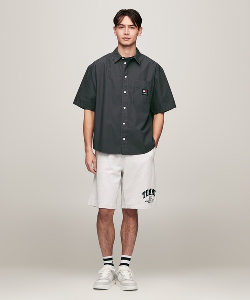 【未使用】LE レショップ 半袖シャツ ショートスリーブ 日本製 高番手ポプリン 未使用】LE レショップ 半袖シャツ ショートスリーブ 日本製 高