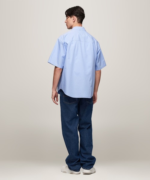 【セール】イージーポプリンショートスリーブオーバーシャツ（シャツ/ブラウス）｜TOMMY JEANS（トミー ジーンズ）