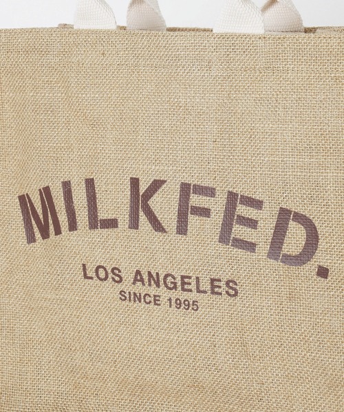 MILKFED.（ミルクフェド）の「MILKFED. JUTE TOTE BAG（トートバッグ・レディース・ベージュ・ONE SIZE）」の7枚目の写真