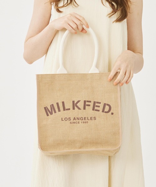 MILKFED.（ミルクフェド）の「MILKFED. JUTE TOTE BAG（トートバッグ・レディース・ベージュ・ONE SIZE）」の16枚目の写真