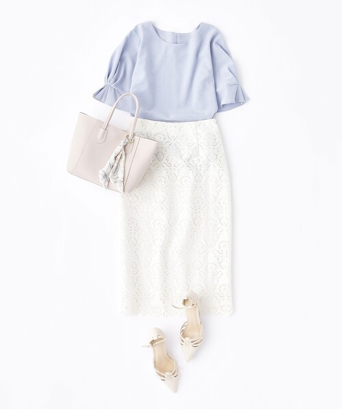 index（インデックス）の「◆【7cmヒール】ラインデザインパンプス（パンプス・レディース・オフホワイト/ブラック・03/02/01）」の13枚目の写真