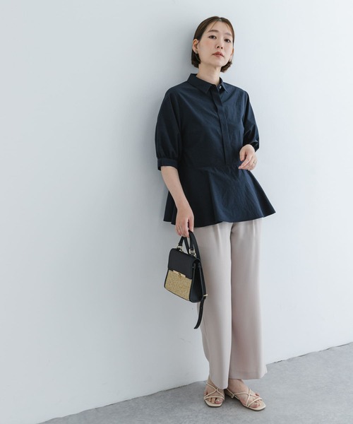 F by ROSSO（エフバイロッソ）の「F by ROSSO 衿付きペプラム