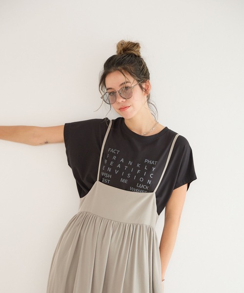 BAYFLOW(ベイフロー)の「アソートBIGロゴT(Tシャツ/カットソー・レディース・モカ/ブラック/オリーブ/オフホワイト・SMALL/MEDIUM)」の6枚目の写真