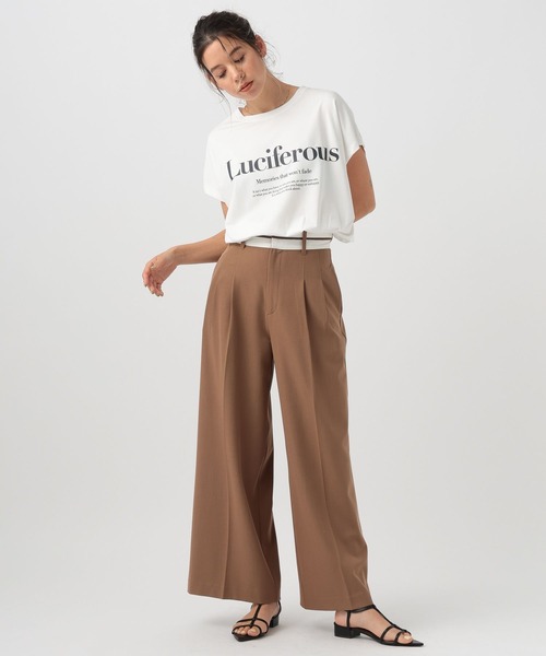 BAYFLOW(ベイフロー)の「アソートBIGロゴT(Tシャツ/カットソー・レディース・モカ/ブラック/オリーブ/オフホワイト・SMALL/MEDIUM)」の11枚目の写真