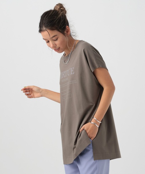 BAYFLOW(ベイフロー)の「アソートBIGロゴT(Tシャツ/カットソー・レディース・モカ/ブラック/オリーブ/オフホワイト・SMALL/MEDIUM)」の16枚目の写真