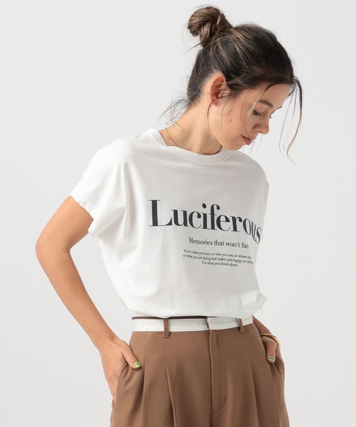 BAYFLOW(ベイフロー)の「アソートBIGロゴT(Tシャツ/カットソー・レディース・モカ/ブラック/オリーブ/オフホワイト・SMALL/MEDIUM)」の5枚目の写真