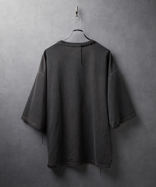 CIASENSE（シアセンス）の「Hand-stitched oversized T-shirt