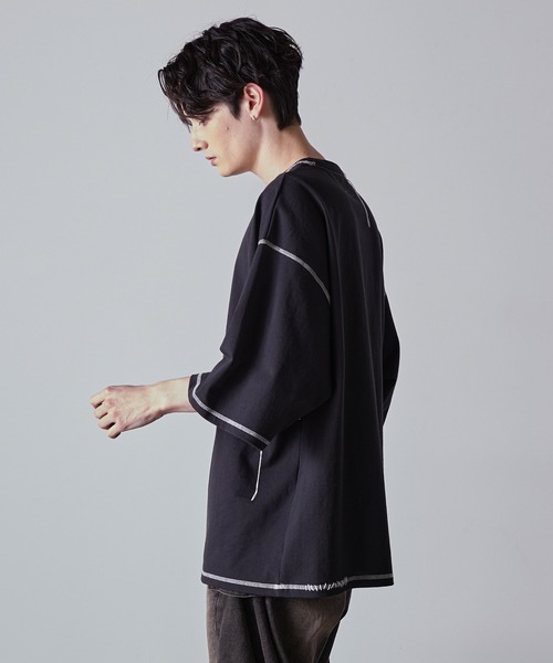 CIASENSE（シアセンス）の「Hand-stitched oversized T-shirt