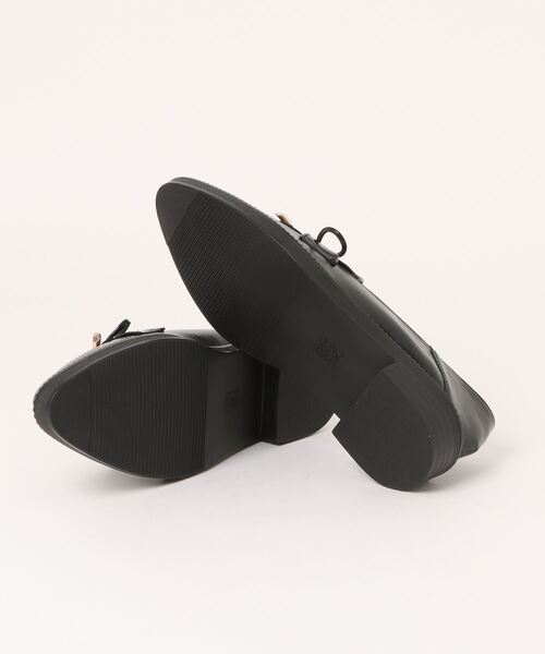 shoes365】ポインテッド トゥ厚底キルトローファー（ローファー