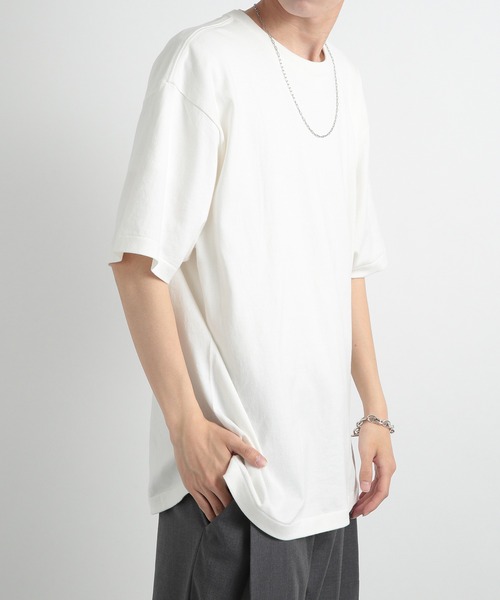 HANES(ヘインズ)の「【Hanes】SHIRO クルーネックTシャツ HM1-X201 XXL(Tシャツ/カットソー・メンズ・ホワイト・XXL)」の3枚目の写真