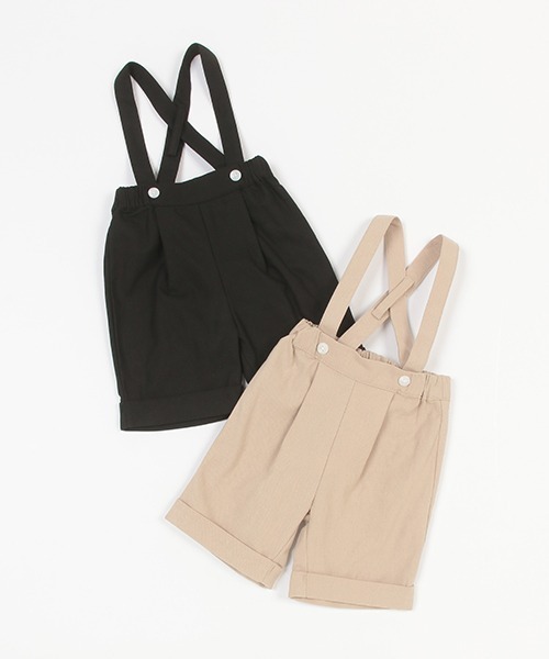 petit main（プティマイン）の「サスつきパンツ（その他ベビーウェア・キッズ・ベージュ/ブラック・70cm/80ｃｍ）」の3枚目の写真