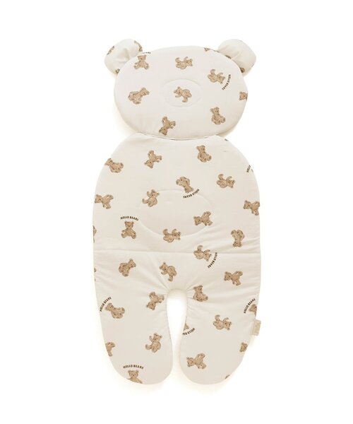 apres les cours(アプレレクール)の「ひんやりベビーカーシート(ベビーカー/ベビーカー用品・キッズ・レッド/ベージュ・FREE)」の2枚目の写真