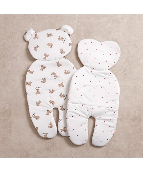 apres les cours(アプレレクール)の「ひんやりベビーカーシート(ベビーカー/ベビーカー用品・キッズ・レッド/ベージュ・FREE)」の6枚目の写真