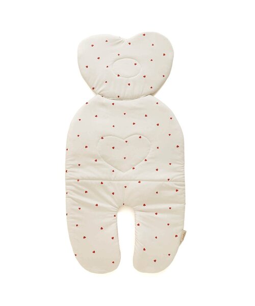 apres les cours(アプレレクール)の「ひんやりベビーカーシート(ベビーカー/ベビーカー用品・キッズ・レッド/ベージュ・FREE)」の8枚目の写真